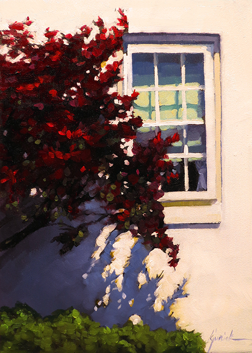 A Painting Today "Lincoln Highway/Red Maple, Pennsylvania"