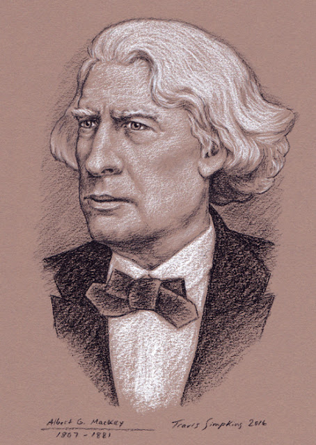 Albert Mackey. 1807-1881. 33° Freemason, Doctor, Author, Scholar. by Travis Simpkins