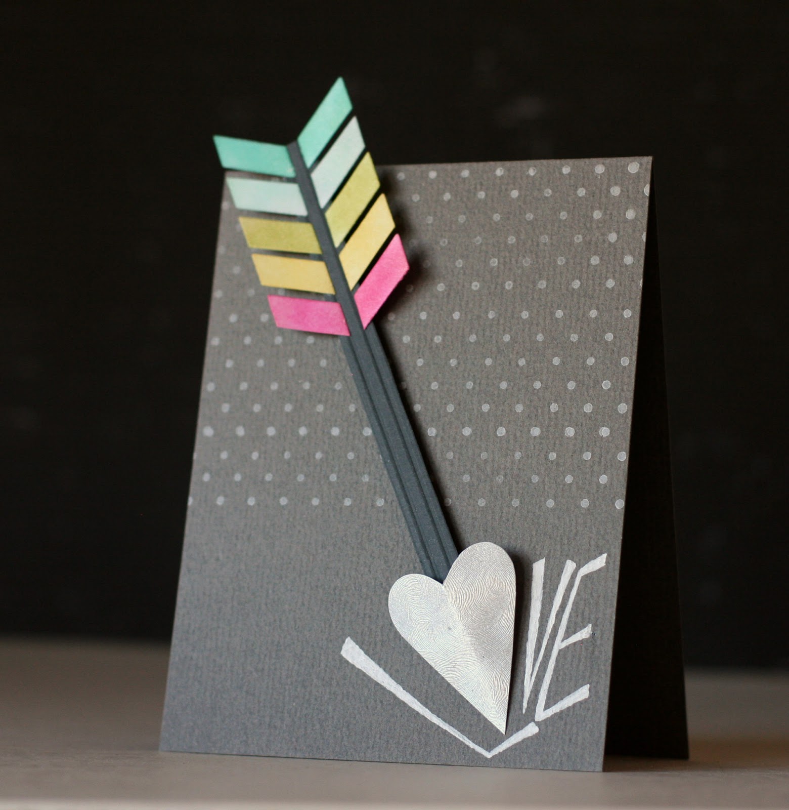 Notable Nest: Valentine's Day Arrow Card