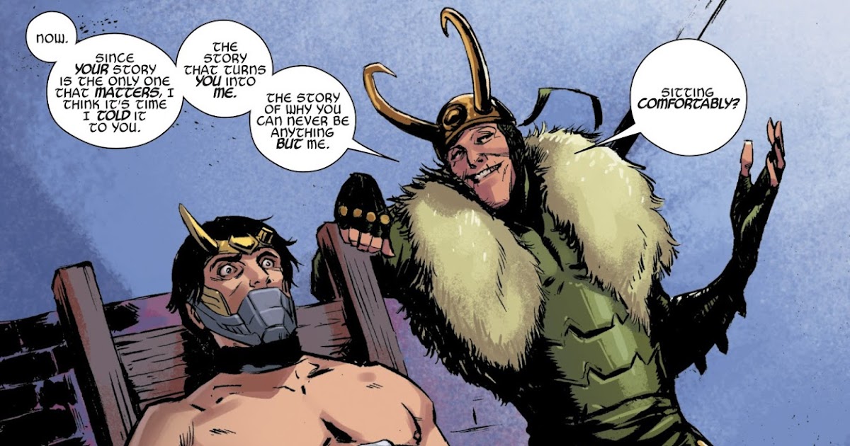 Which results in some Shirtless Loki bondage from the Loki: Agent of Asgard...