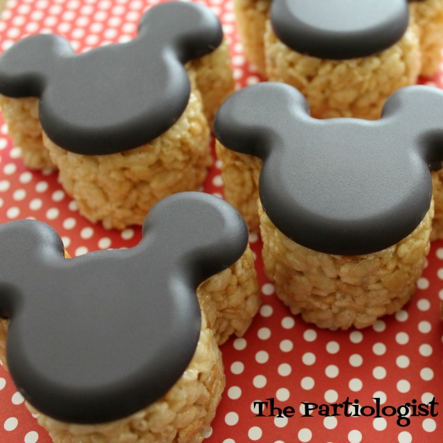 The Partiologist: Mickey Mouse Rice Krispie Treats!