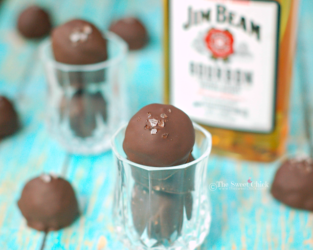 Bourbon Biscoff Cookie Dough Truffles by The Sweet Chick