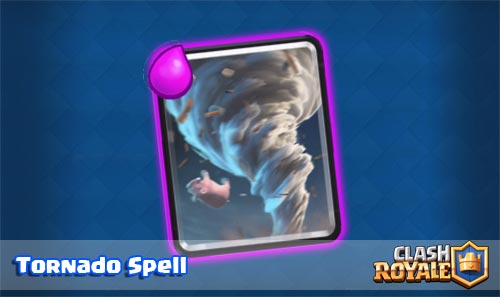 Tornado Spell Ringkasan dan Strategi Tornado Spell Card Clash Royale