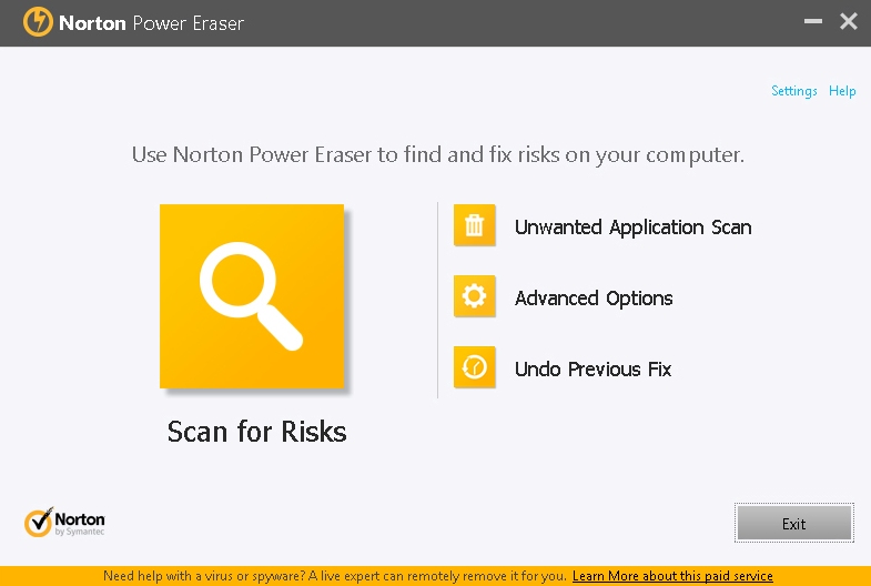 Norton Power Eraser - Solo Nuevas Norton Power Eraser - Solo Nuevas