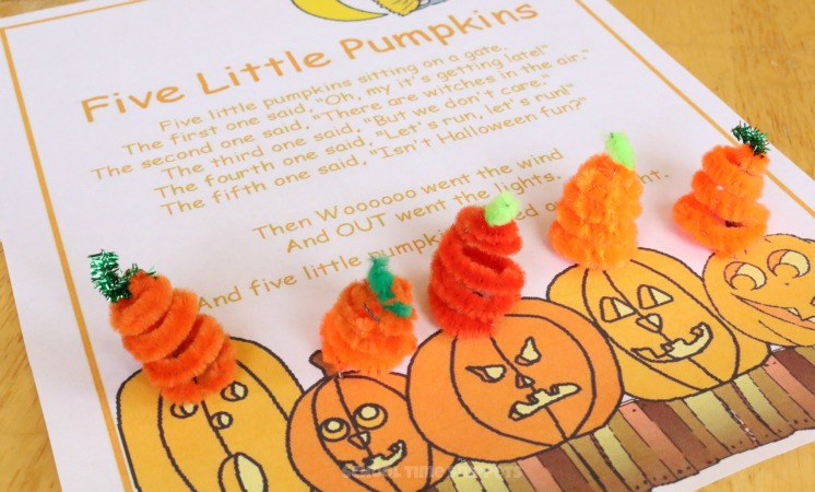 Five Little Pumpkins Fingerplay