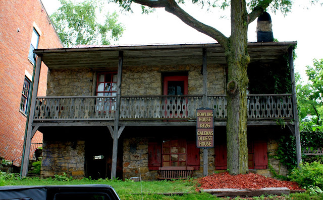 Constructed in 1826, the Dowling House is Galena's oldest.