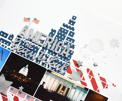 Marcia Dehn-Nix is with us on the blog today, sharing 2 beautiful patriotic-themed layouts!