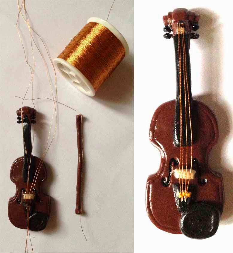 Из чего делают скрипки. Скрипка из полимерной глины. Декор скрипки. Скрипка поделка. Музыкальные инструменты ручной работы.