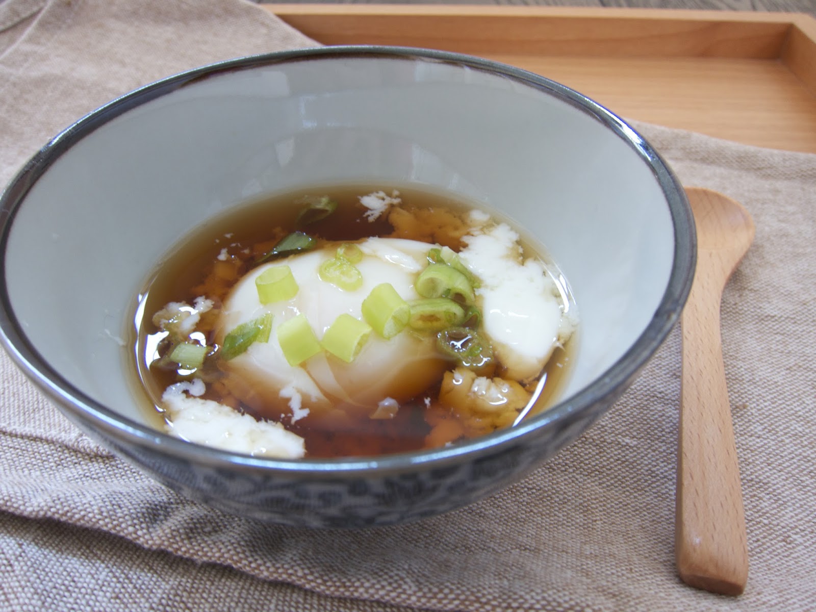 Japanese Hot Spring Egg in Dashi, Onsen Tamago / LUCY LOVES TO EAT