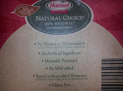 Hormel® 100% natural bacon, nitrate free without any flavors, colors and preservatives.