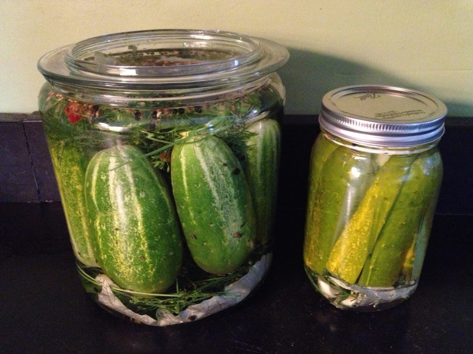 Brined Pickles A FollowUp Report