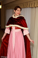 Belle's Pink Winter Dress and Cape By TR Rose