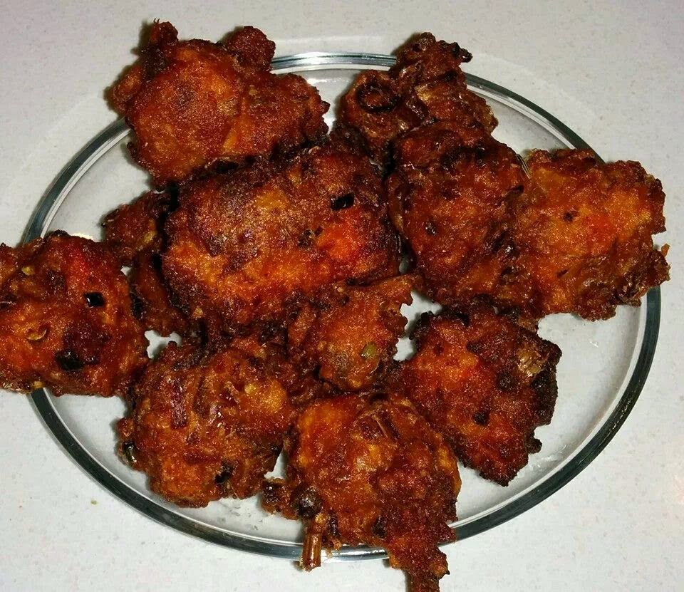 cooking is my passion chicken pakoras..