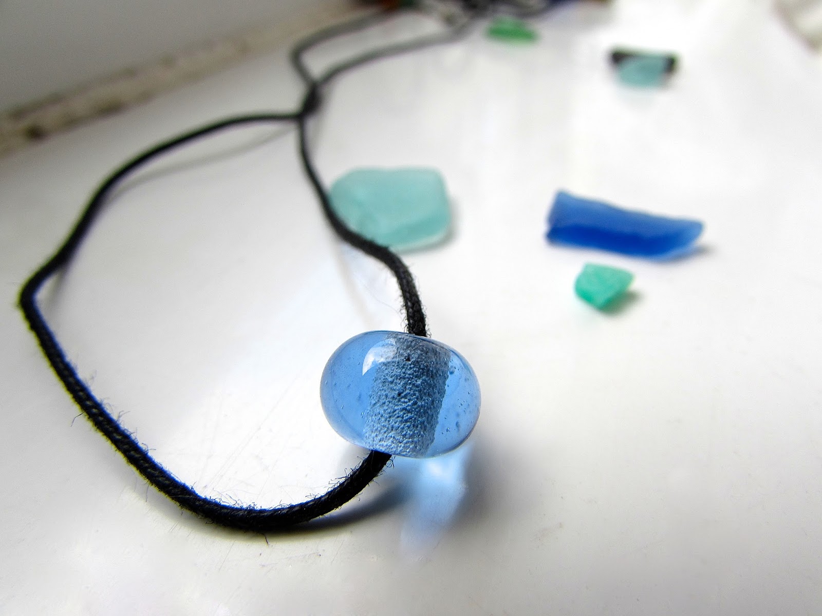 Sea Glass and Spindles Recycled Sea Glass Beads
