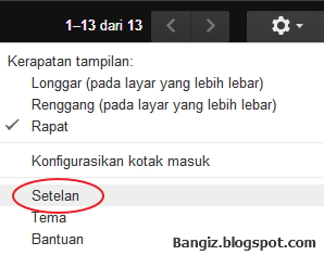Setelan Gmail Setelan Gmail