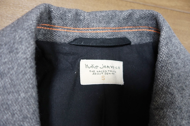 ゆるりブログ: Nudie Jeans(ヌーディージーンズ) チェスターコートWALDOを購入しました。ミドル丈のつもりだったのですがロングに