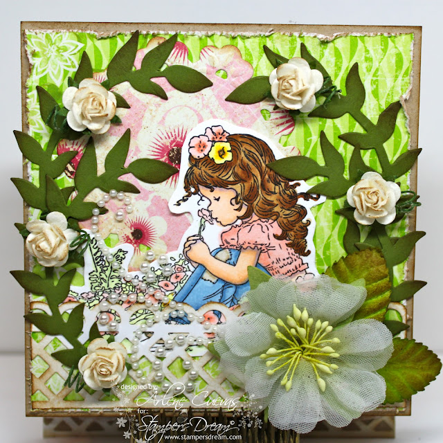 Butterfly Kisses & Paper Pretties Altered Shadow Box and Easel Card