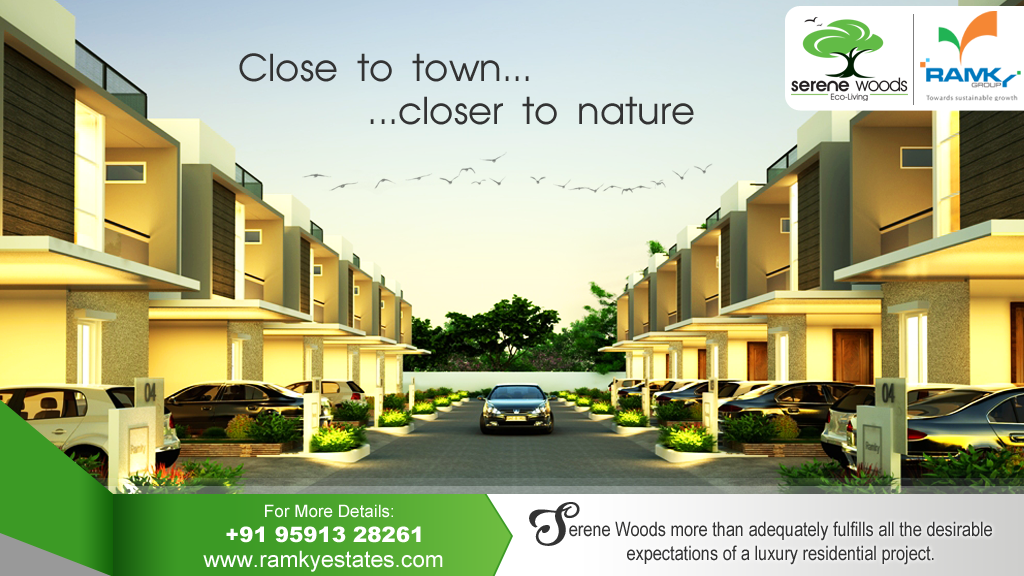 Ramky estates & farms ltd.. RamkySereneWoods is a limited edition Row