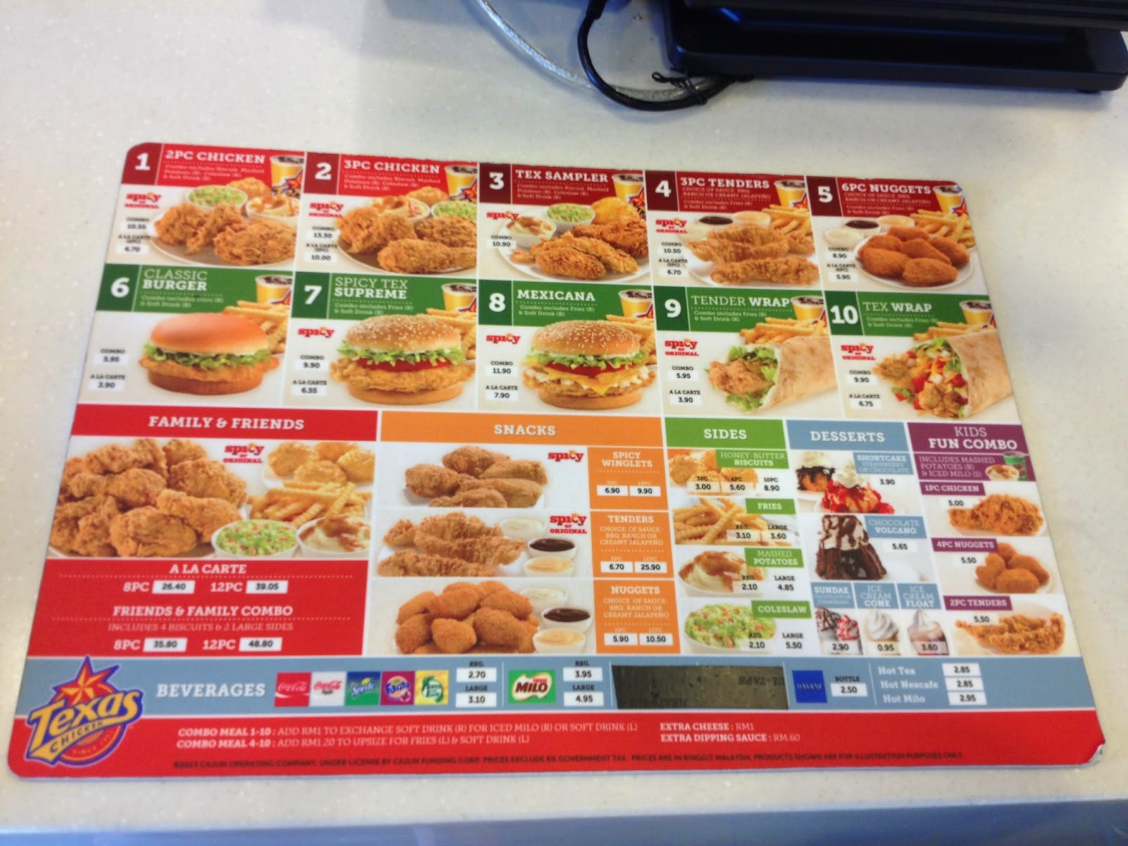  Gà rán Texas Chicken