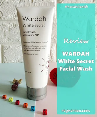wardah white secret facial wash