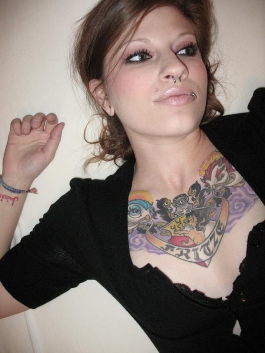Mixentry Hot Tattoos On Women Chest 