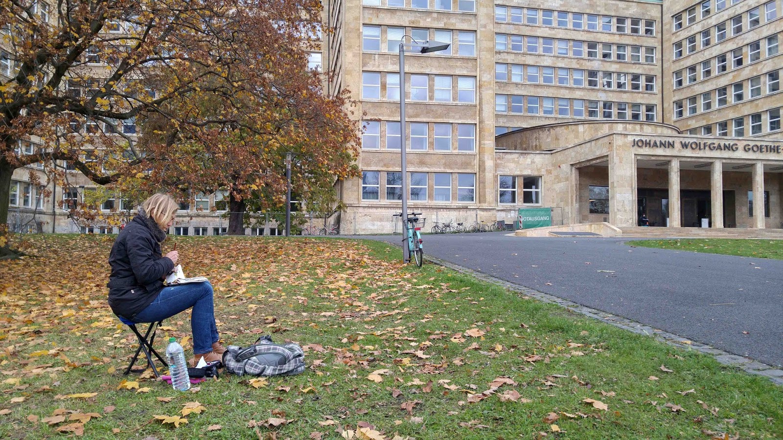 Urban Sketchers Rhein Main Ehemaliges I G Farben Haus 12 11 16