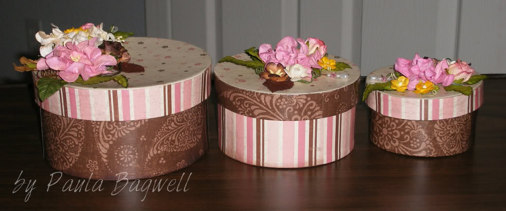 miniature hat boxes
