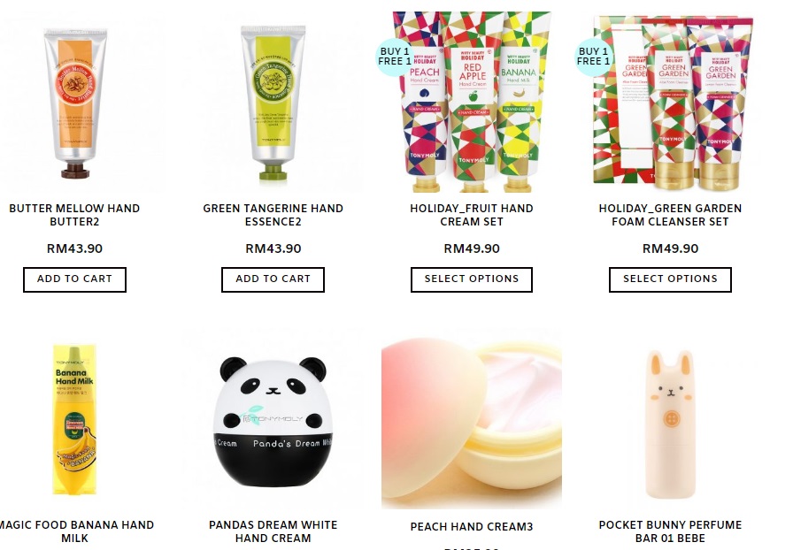 pelbagai pilihan barangan kecantikan di e store tony moly pelbagai pilihan barangan kecantikan di e store tony moly