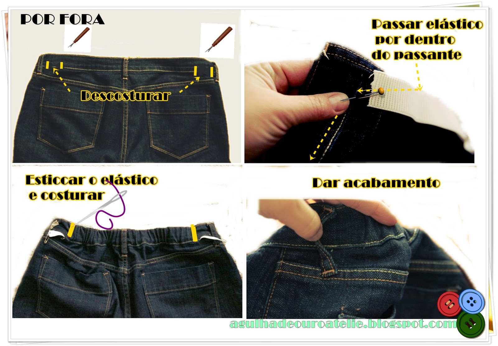 apertar calca jeans