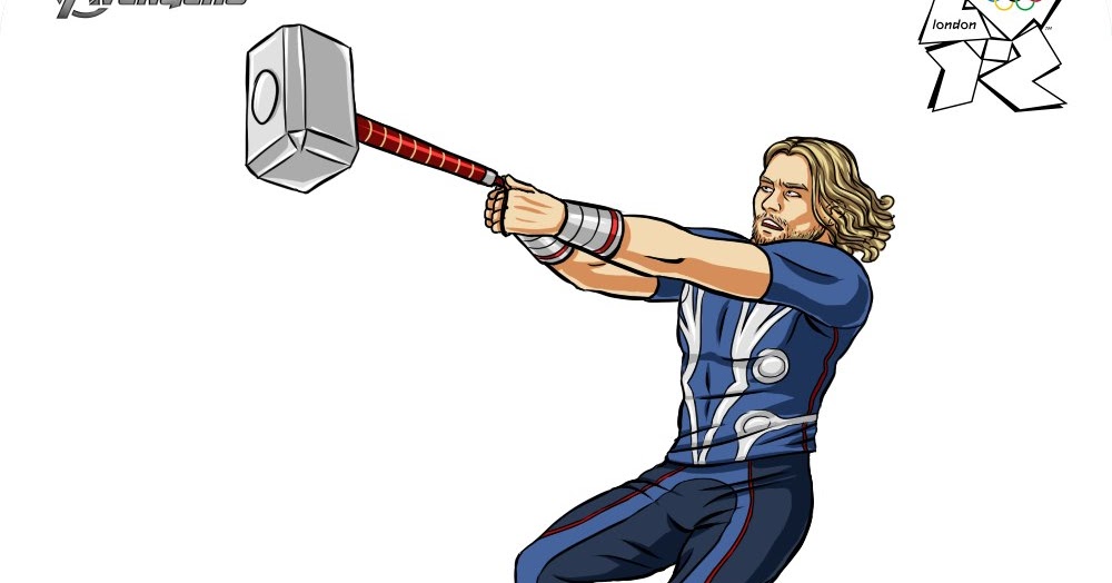 Метание молота рисунок