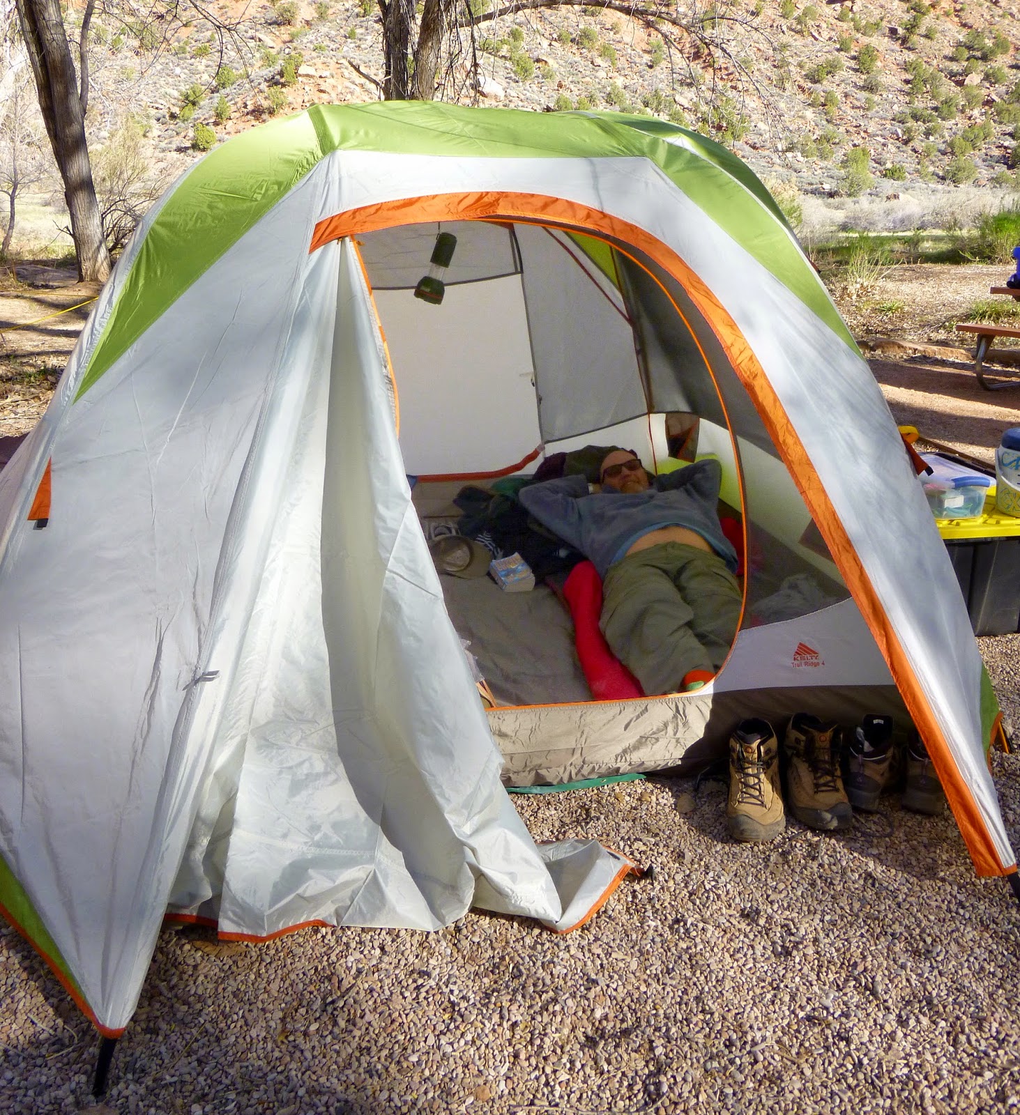 Flora Hiker Tent camping Zion National Park