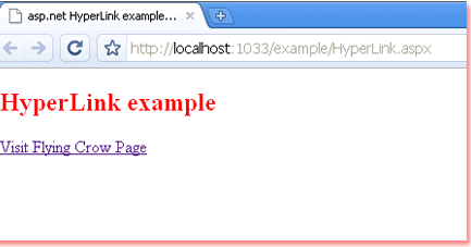 How to use HyperLink in asp.net