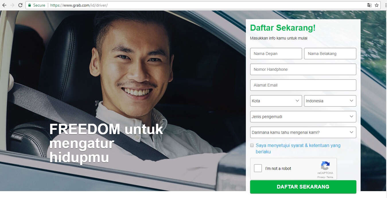Cara memilih driver grab driver