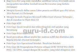 Contoh Format A1 Sertifikasi Guru Tahun 2017 Info Gtk Terbaru
