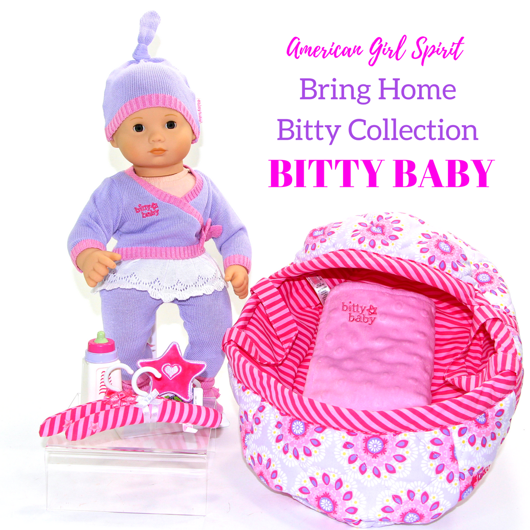 American girl spirit american girl bitty baby doll bring home bitty