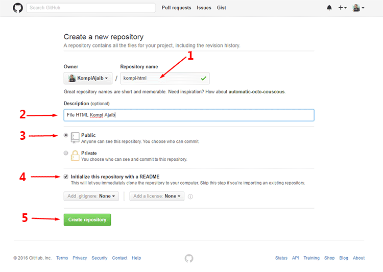Create repository Create repository