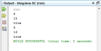 Output Operator Logika Pada Java