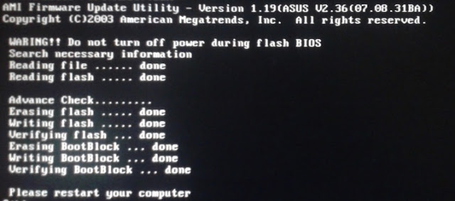 Cara Update BIOS Komputer Dari Awal Sampai Selesai