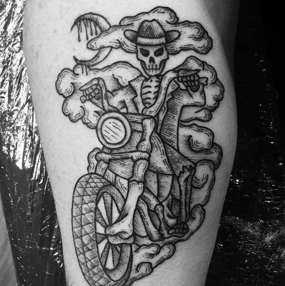 50 Cool Biker Tattoos Ideas for Men and Women (2018) TattoosBoyGirl