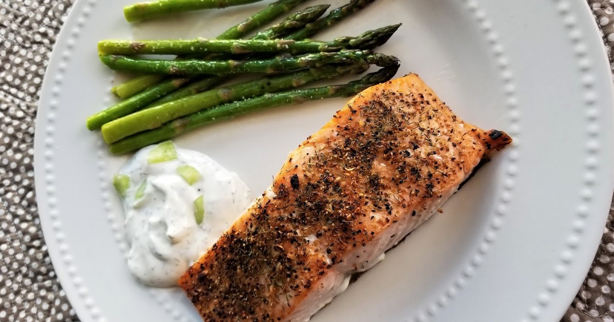 Seven Bum Kitchen Salmon with Cucumber Dill Sauce