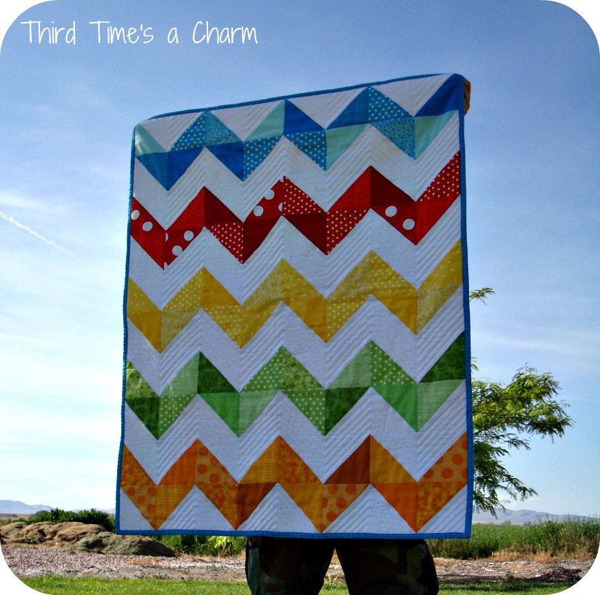 Third Time's a Charm Zig Zag Quilt