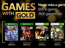 Xbox Live Gold em Agosto de 2016
