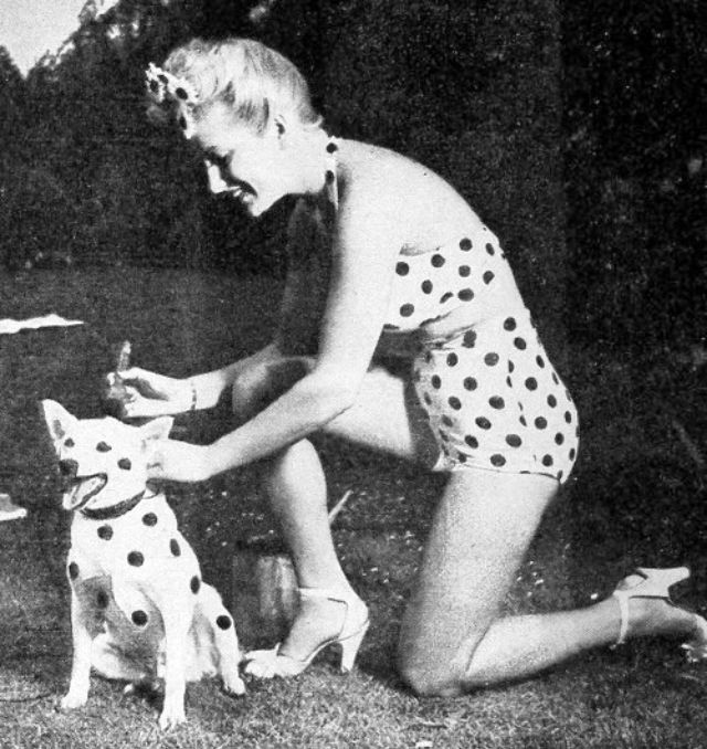 The PolkaDot Girl 22 Glamorous Pics of Chili Williams in the 1940s