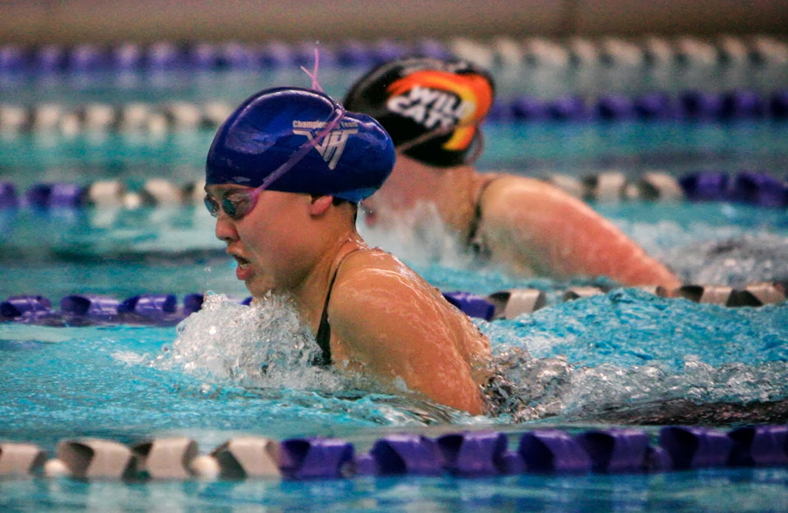 Mark Kodiak Ukena IHSA Sectionals Girls Swimming