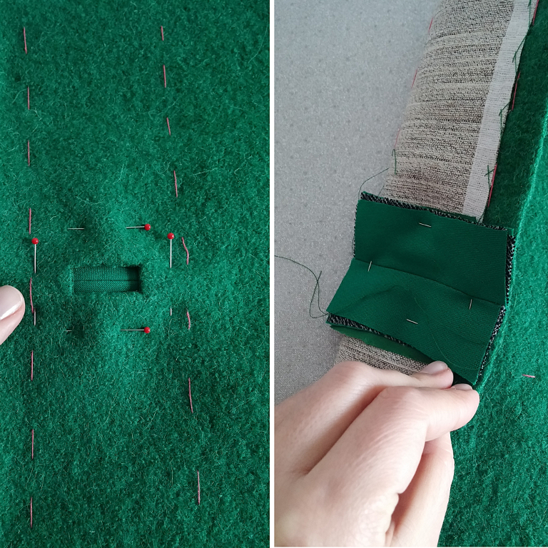 How to make faced bound buttonholes Como fazer casas de botão