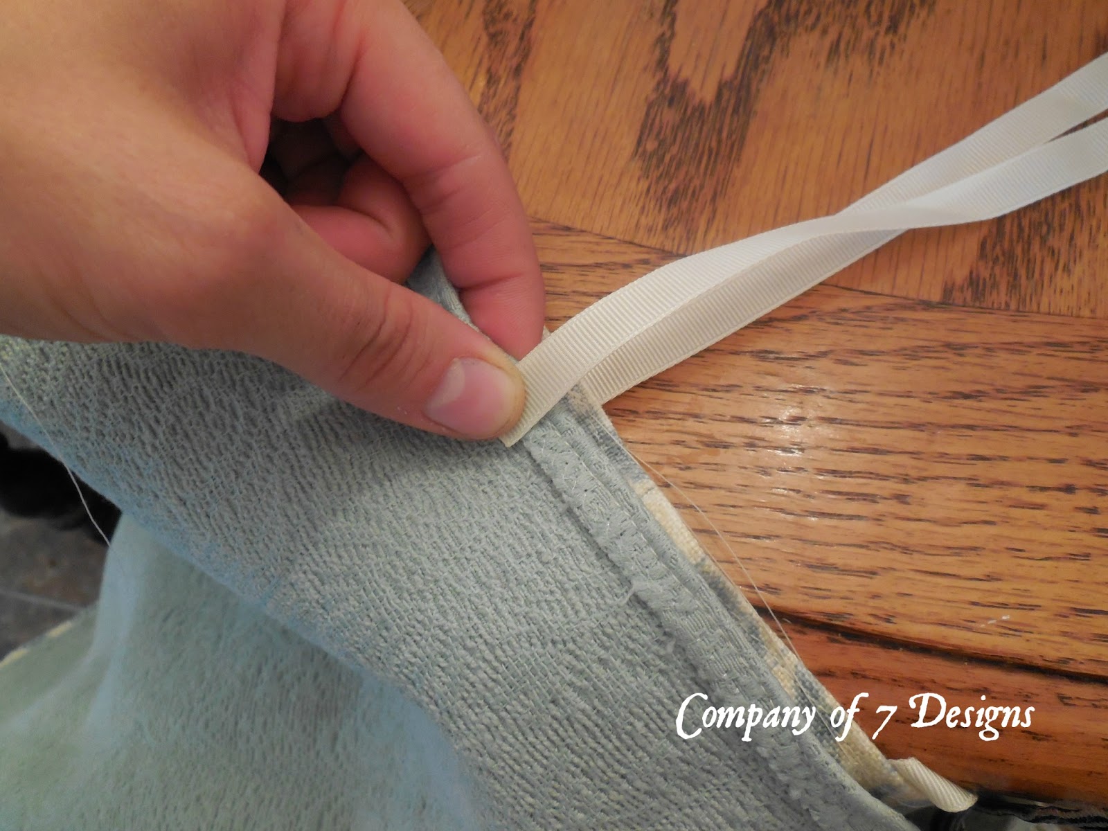 Company of 7 Designs Easy NO ZIPPER Slipcover Pillows Tutorial