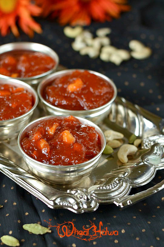 Wheat Halwa /Easy Wheat Halwa Recipe Nalini'sKitchen