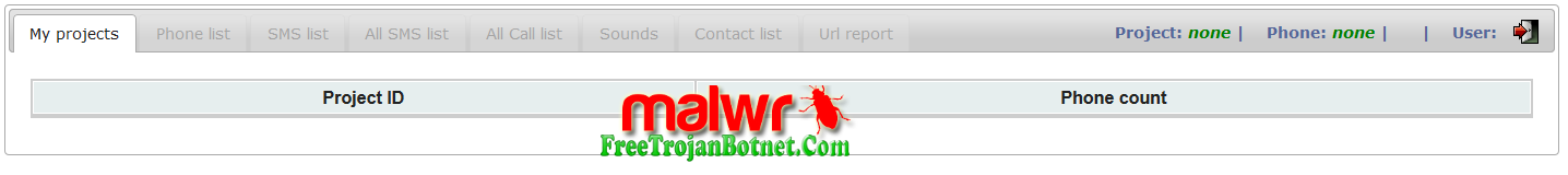 free botnet comment for password: SmsBot Android Botnet