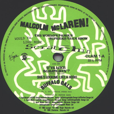 Hip Hop Oldschool Electro Bass Freestyle Malcolm Mclaren The World S Famous Supreme Team Show Would Ya Like More Scratchin 1983 Flac Vinyl