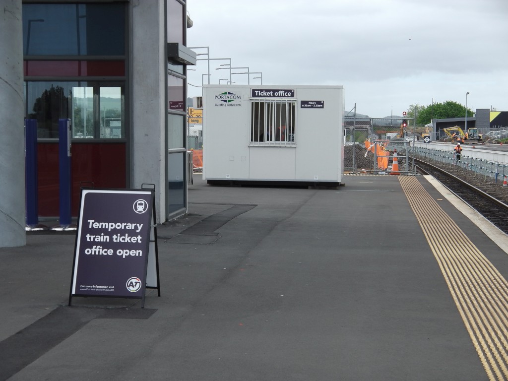 Papakura Station Temporary ticket office